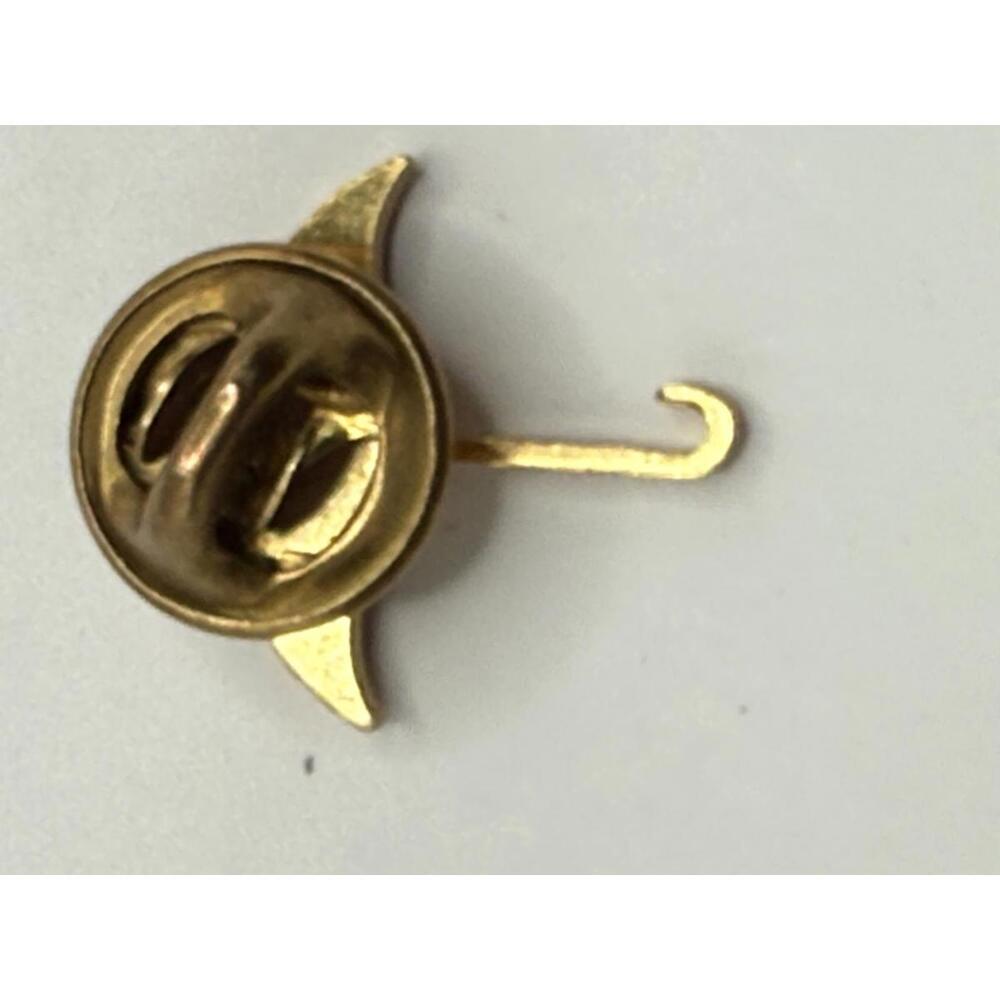 Travelers Insurance Company Lapel Pin Umbrella Logo Tie Tack - Picture 4 of 4